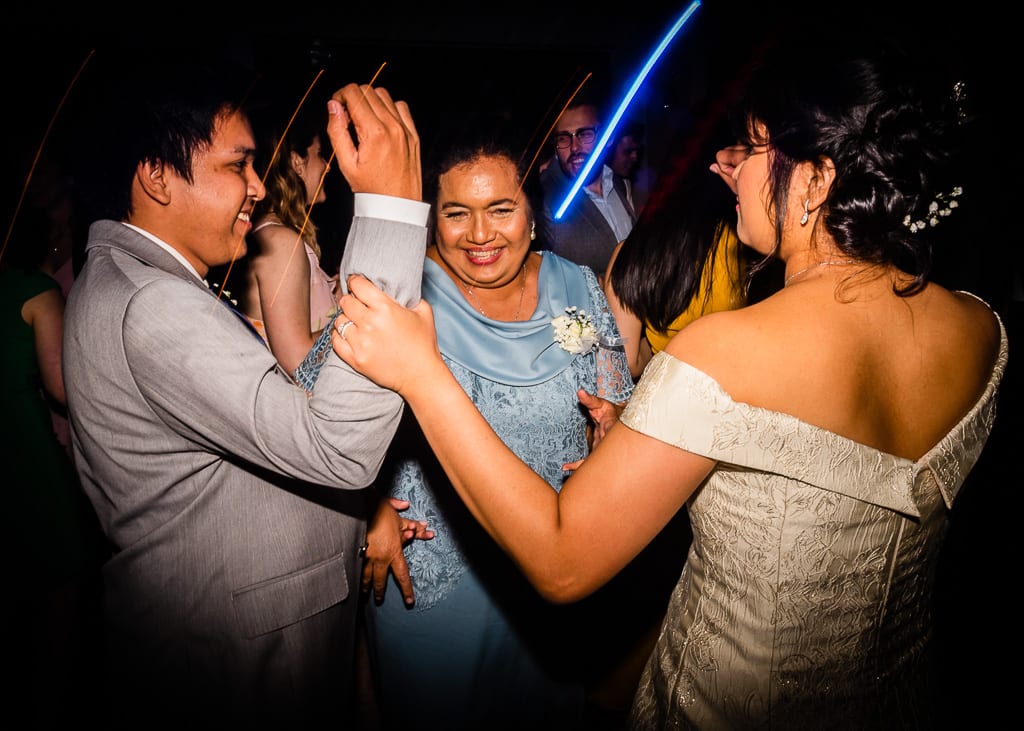 Bride dancing with Mother at wedding reception
