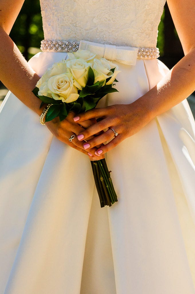 Waltham florist bridal bouquet