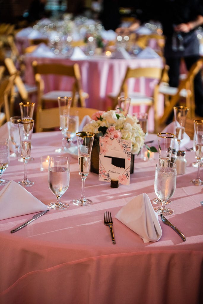 Table number inspiration for wedding
